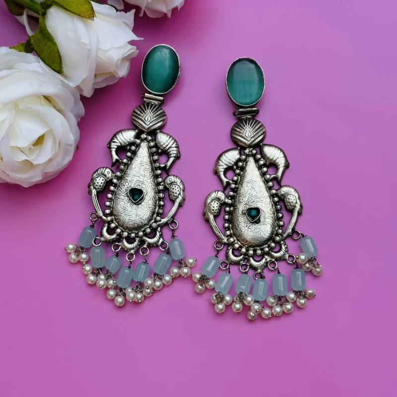 Blue Color High-Quality Premium Earrings