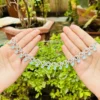 Radiant Glamour: Premium American Diamond Necklace - Image 2